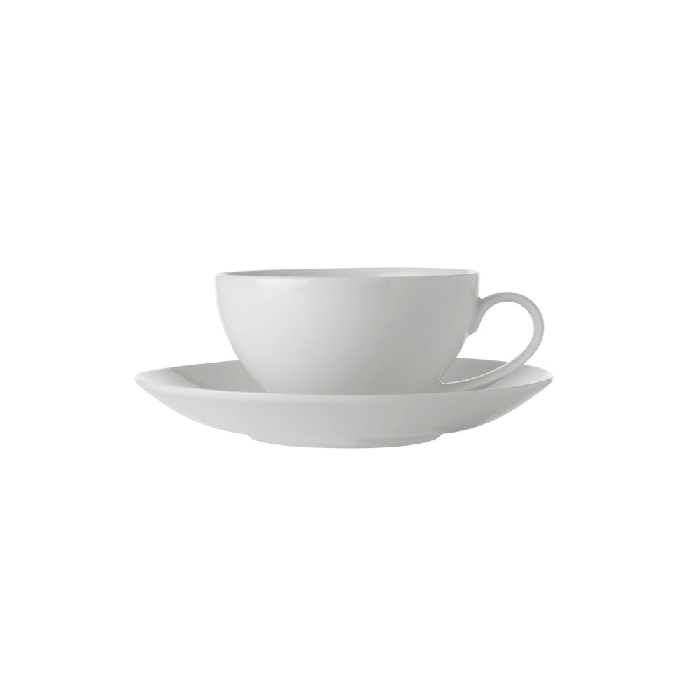 White Basics Coupe Cup & Saucer 250 ml