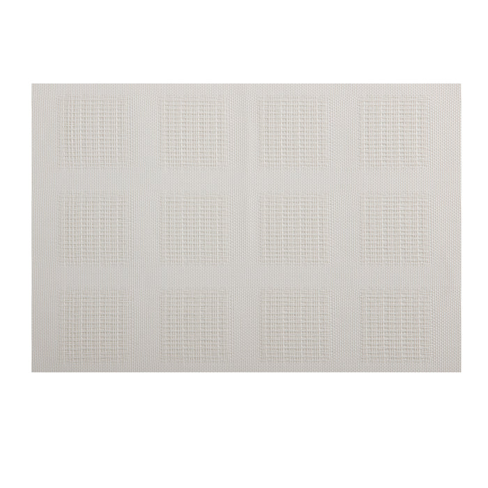 White Squares Placemat