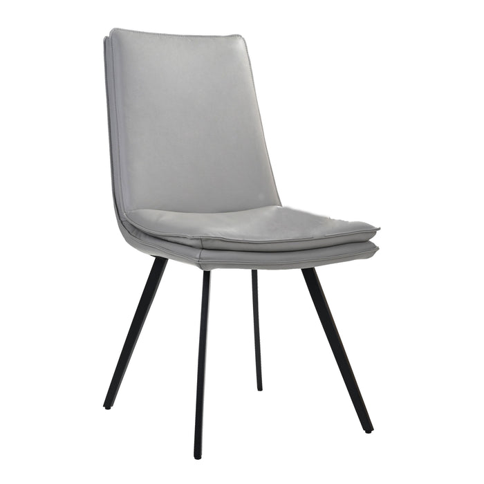 Turbin Chair - Grey Leather